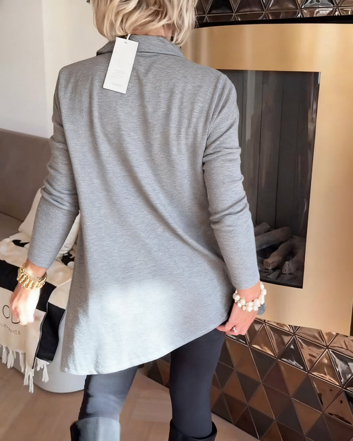 Haut à Col Irrégulier et Manches Longues