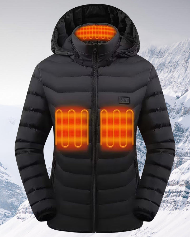 Manteau Intelligent Chauffant En Coton À Capuche