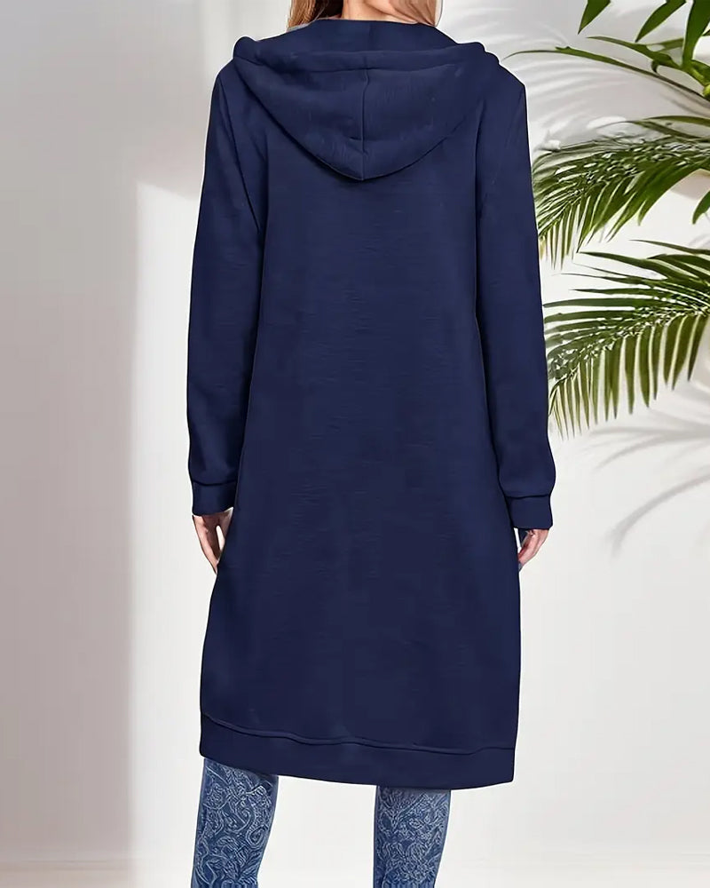 Manteau À Capuche Zippé Sweat-Shirt